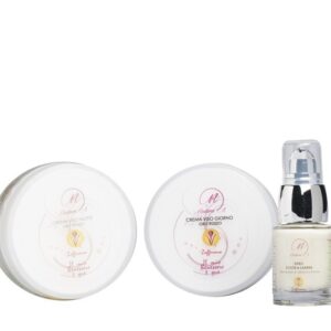 SET ORO ROSSO ZAFFERANO CREME, SIERO E OLIO DI CANAPA